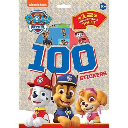Paw Patrol Stickers st m. 12 tegninger 